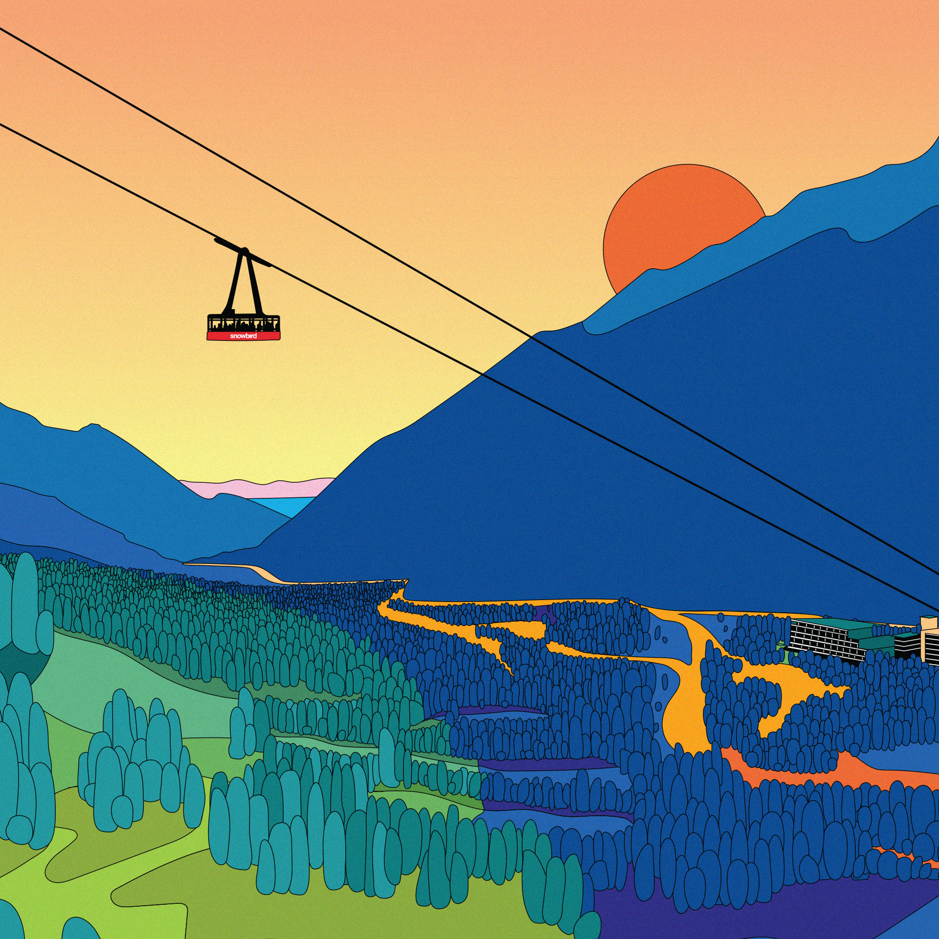 Illustration artist in salt lake city utah outdoor illustration art